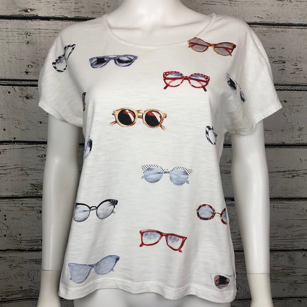 Chico’s Zenergy Tee with Sunglasses Design